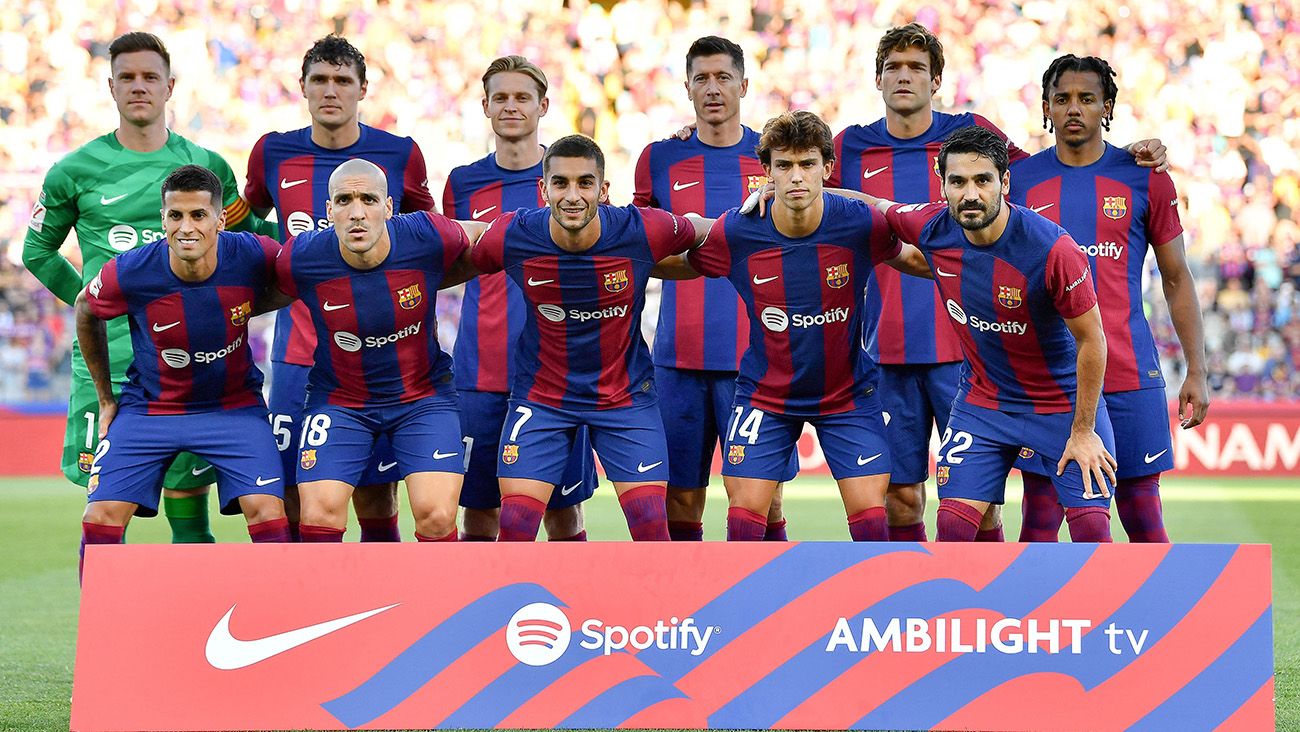 El once del Barça ante el Celta de Vigo