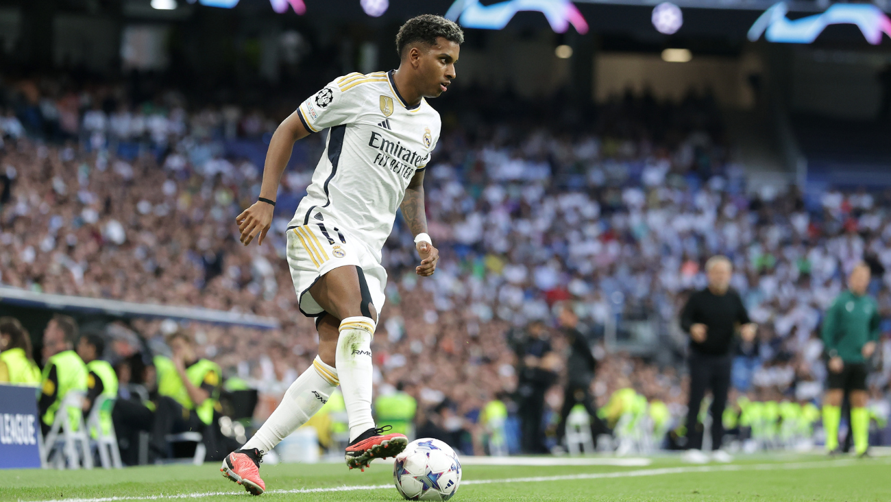 Rodrygo con el Real Madrid en el duelo ante el Unión Berlín