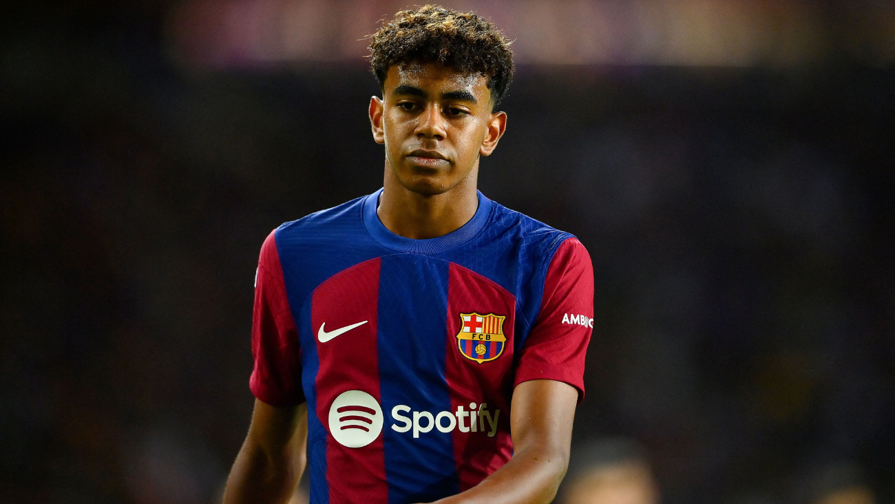 Lamine Yamal con el Barça