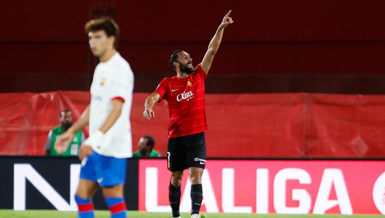 Muriqi celebrando su gol ante el Barça