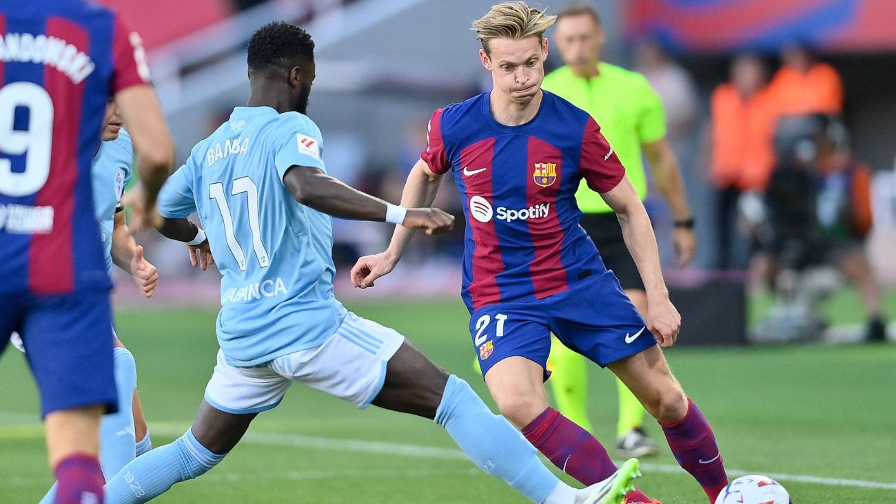 Frenkie de Jong contra el Celta de Vigo