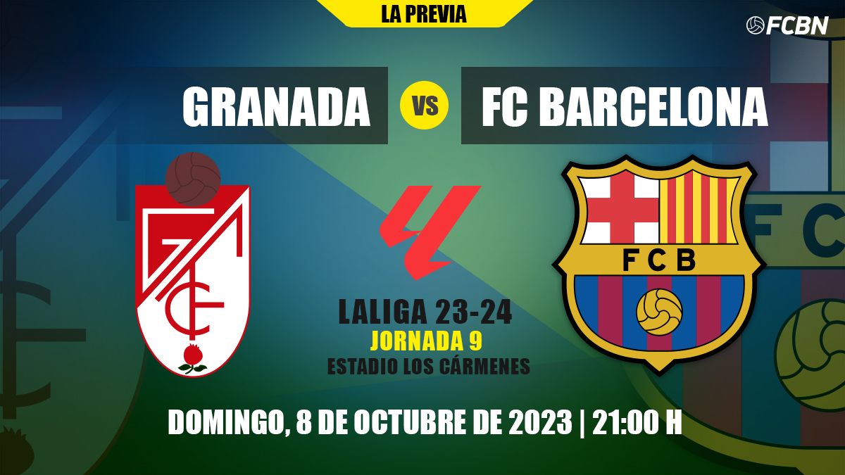 Previa del Granada vs FC Barcelona  de LaLiga copy
