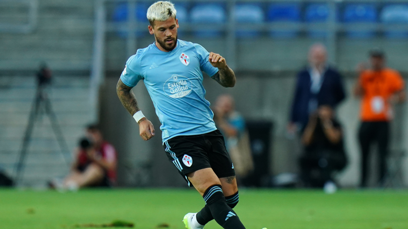 Carles Pérez con el Celta de Vigo