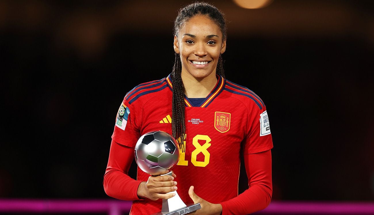 Salma Paralluelo at the Women's World Cup