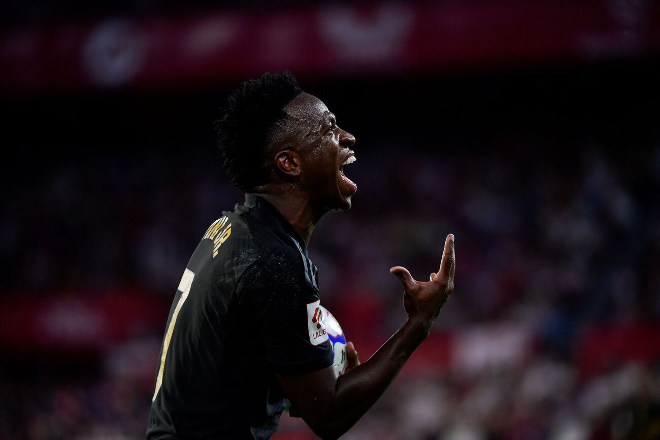 Vinicius Jr. during Sevilla-Real Madrid (1-1)