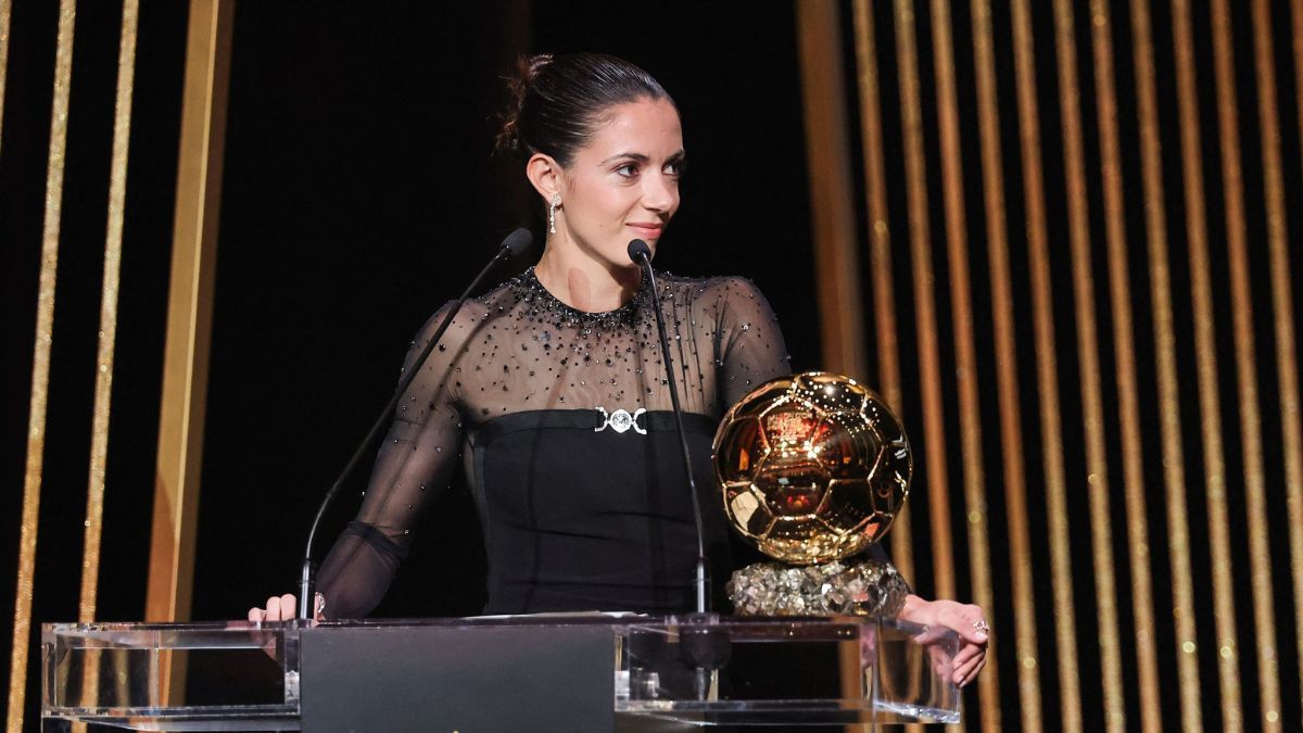 Aitana Bonmatí en la gala del Balón de Oro