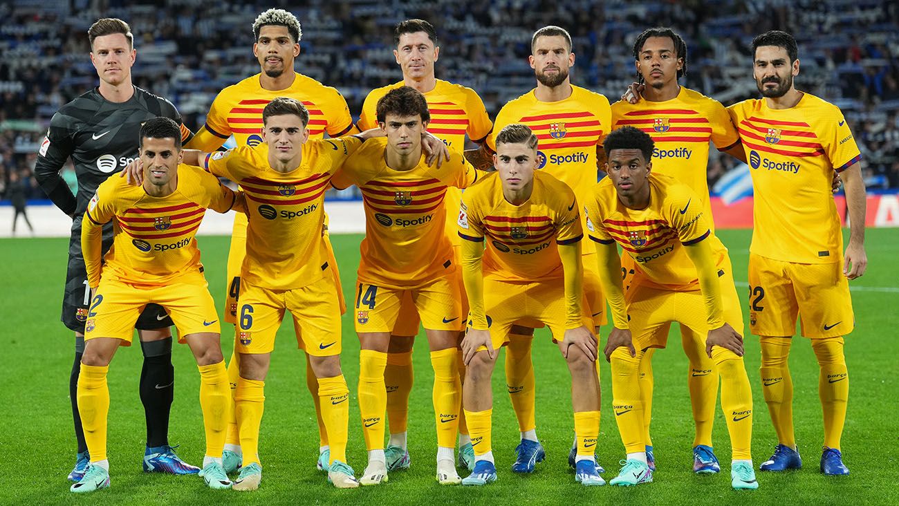 El once del Barça ante la Real Sociedad
