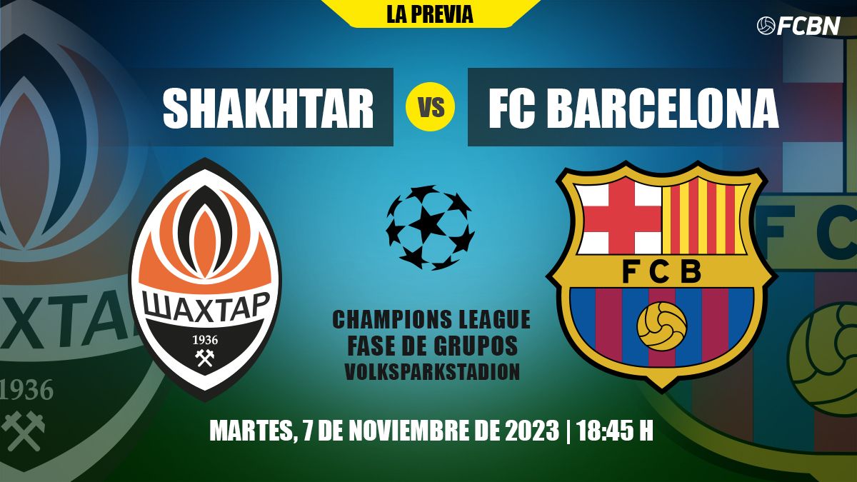 Previa del FC Barcelona vs Shakhtar de Champions 