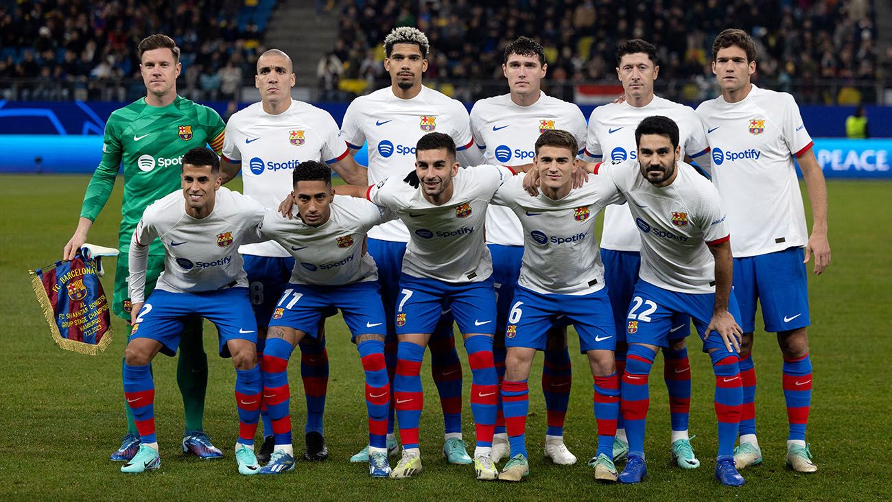 Barça's eleven against Shakhtar Donetsk