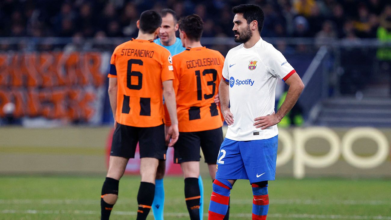 Ílkay Gündogan during Shakhtar-Barça