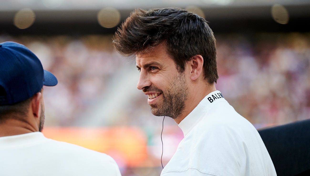 Gerard Piqué durante un evento