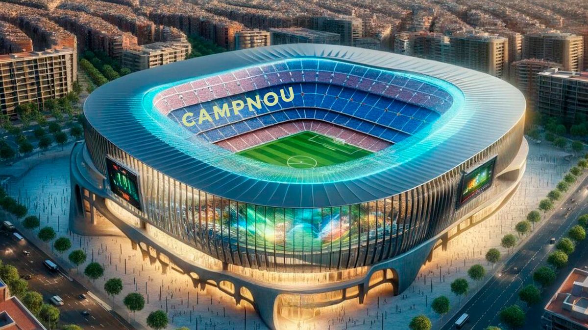 El nuevo Camp Nou cuando acaben las obras