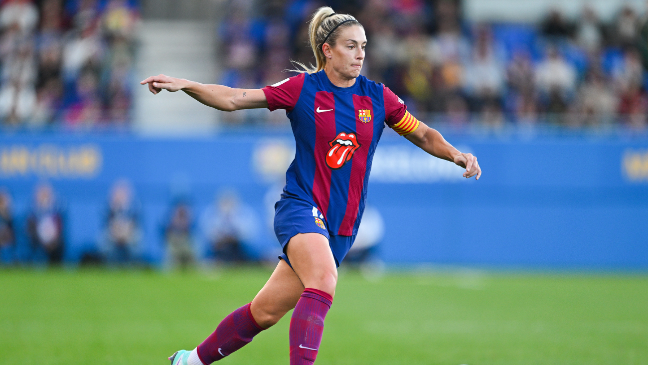 Alexia Putellas con el Barça Femení en el duelo ante el Sevilla en la Liga F