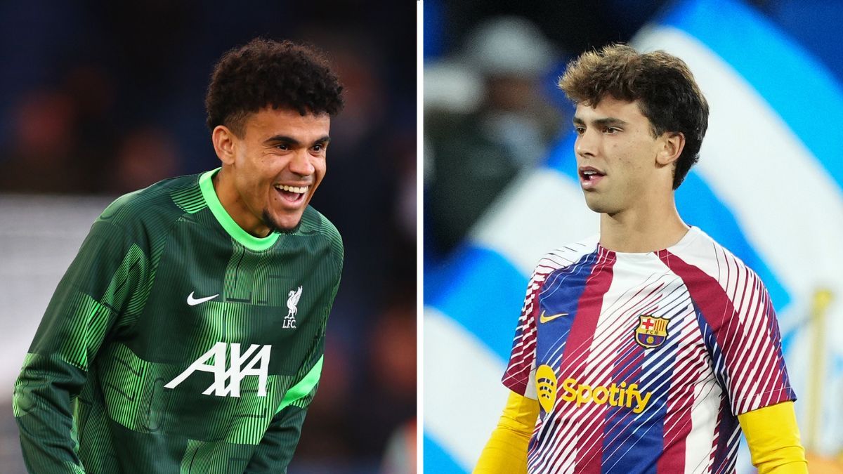 Luis Díaz y Joao Félix, atacantes del Liverpool y FC Barcelona respectivamente