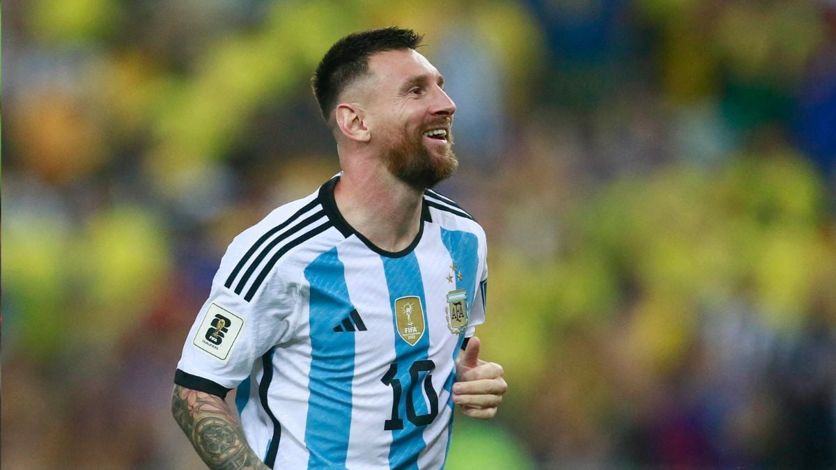 Lionel Messi durante el partido contra Brasil en Maracaná