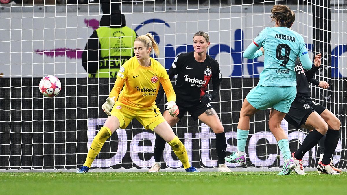 El gol de Mariona contra el Frankfurt en Champions League
