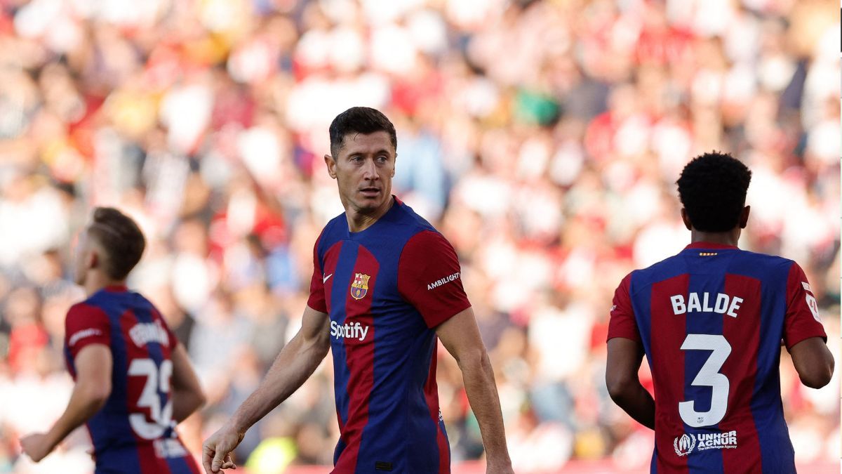 Robert Lewandowski en Vallecas