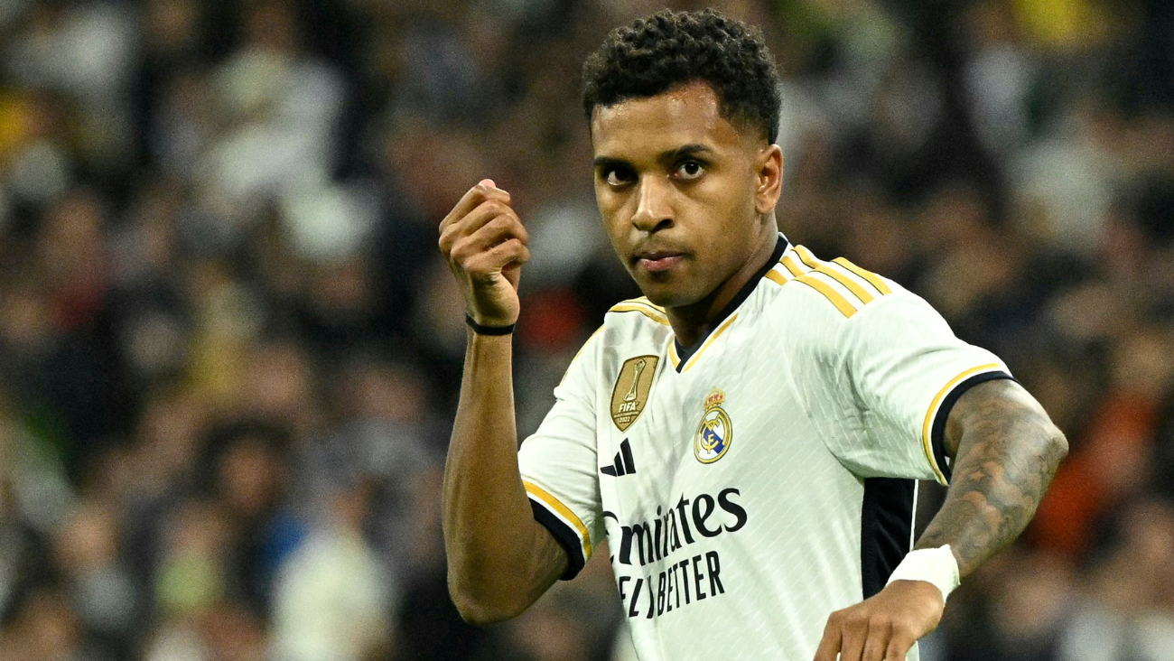 Rodrygo con el Real Madrid en el duelo ante el Nápoles en la UEFA Champions League