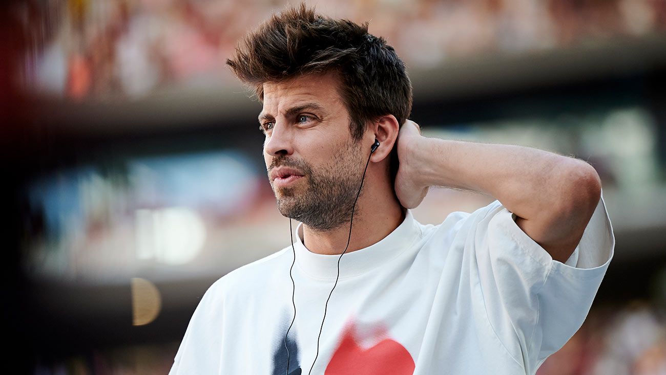 Gerard Piqué durante un evento