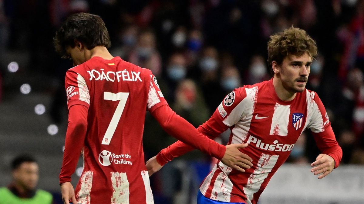 Joao Félix y Antoine Griezmann en el Atlético de Madrid