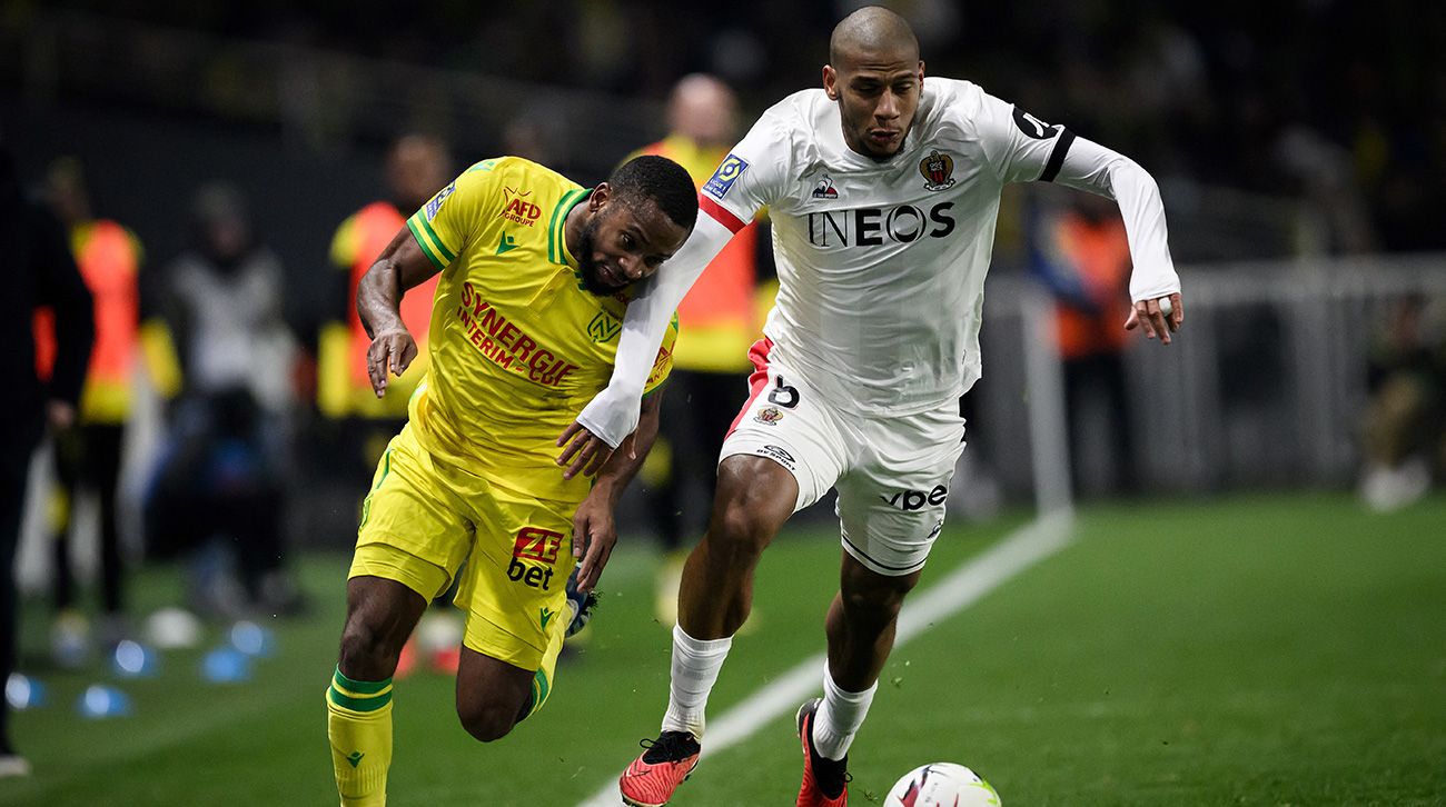 Todibo en el encuentro ante el Nantes