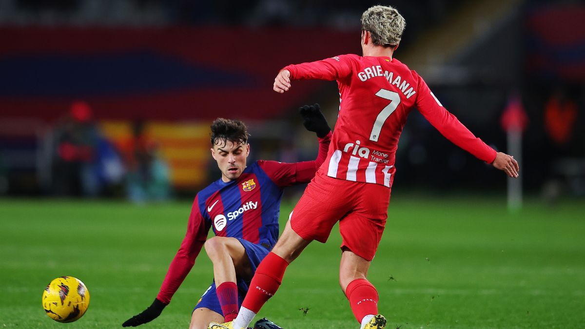 Pedri y Griezmann en el Barça Atlético
