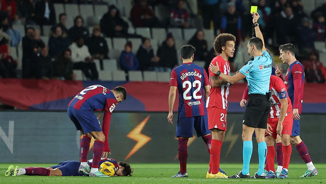 Referee Sánchez Martínez overlooked a clear penalty on Joao Félix