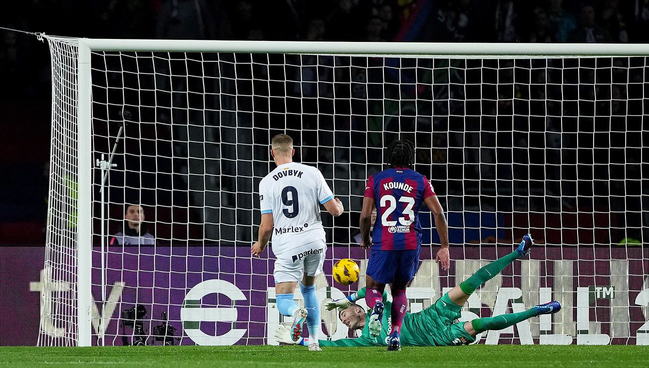 Jugada del 0-1 del Barça-Girona