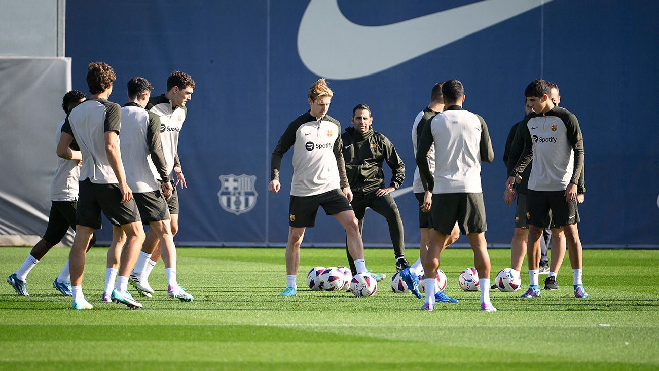 entrenamiento barça de jong