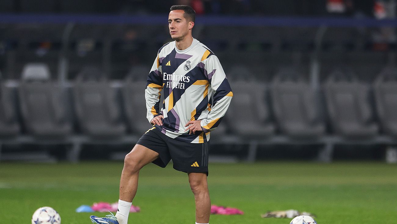 Lucas Vázquez entrenamiento