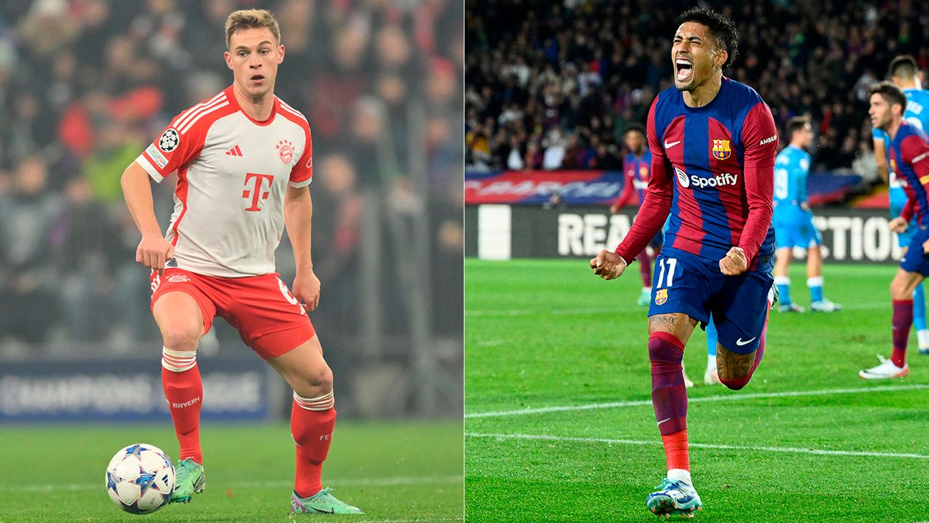 Kimmich y Raphinha en la temporada 23/24