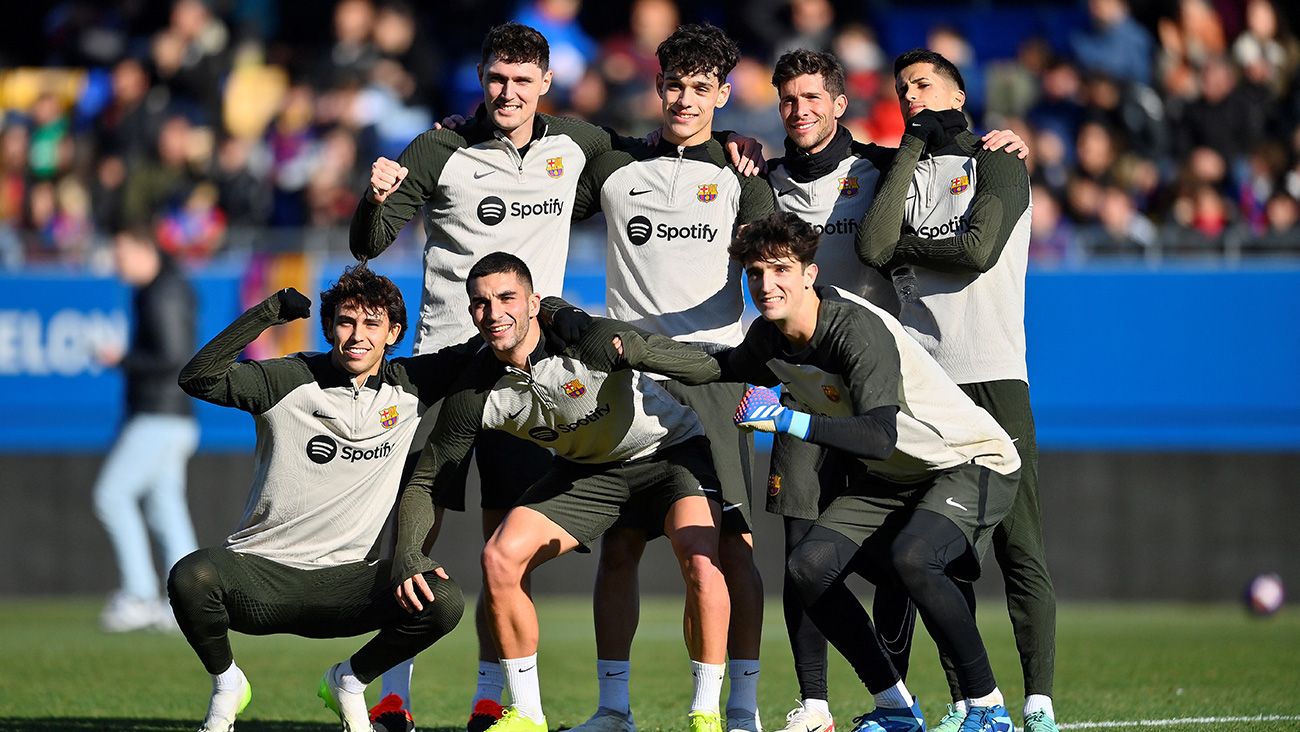 fbl esp liga barcelona training