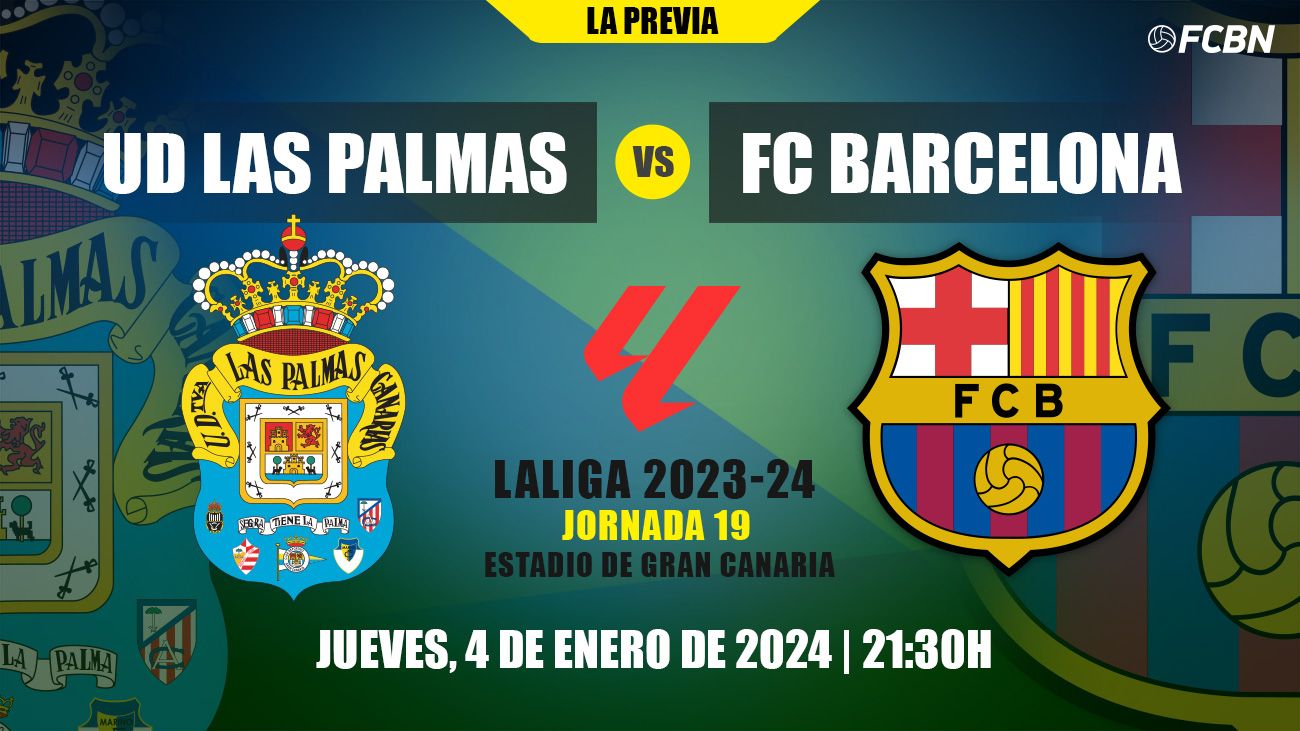 Previa del UD Las Palmas vs FC Barcelona