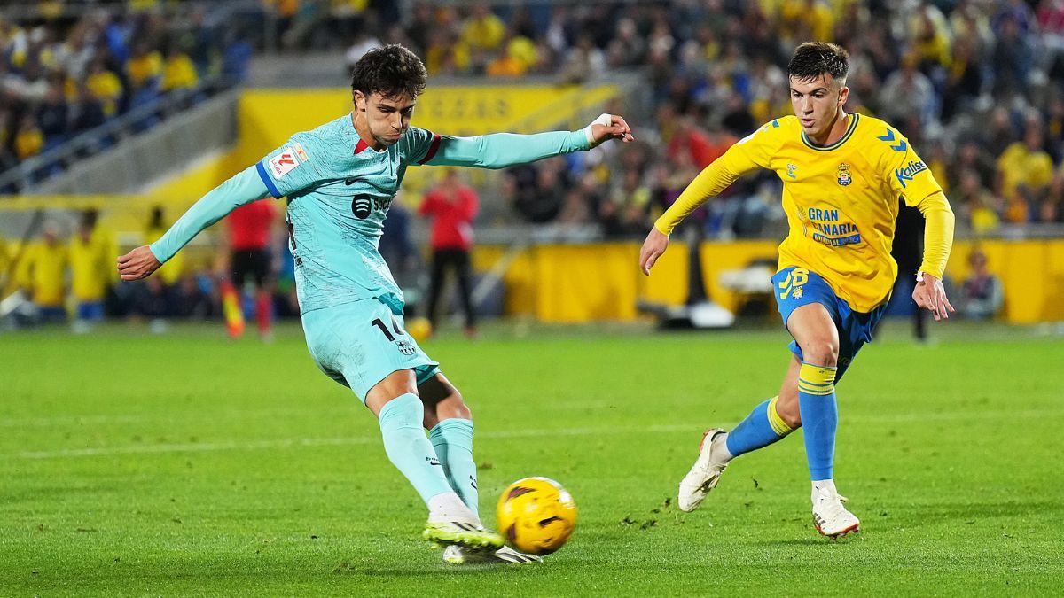 Joao Félix en el Las Palmas vs Barça de LaLiga