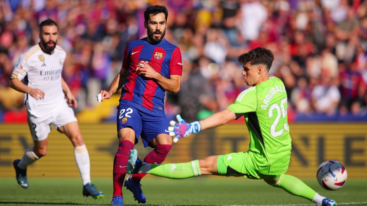 Gündogan remata ante Kepa en el Clásico de LaLiga