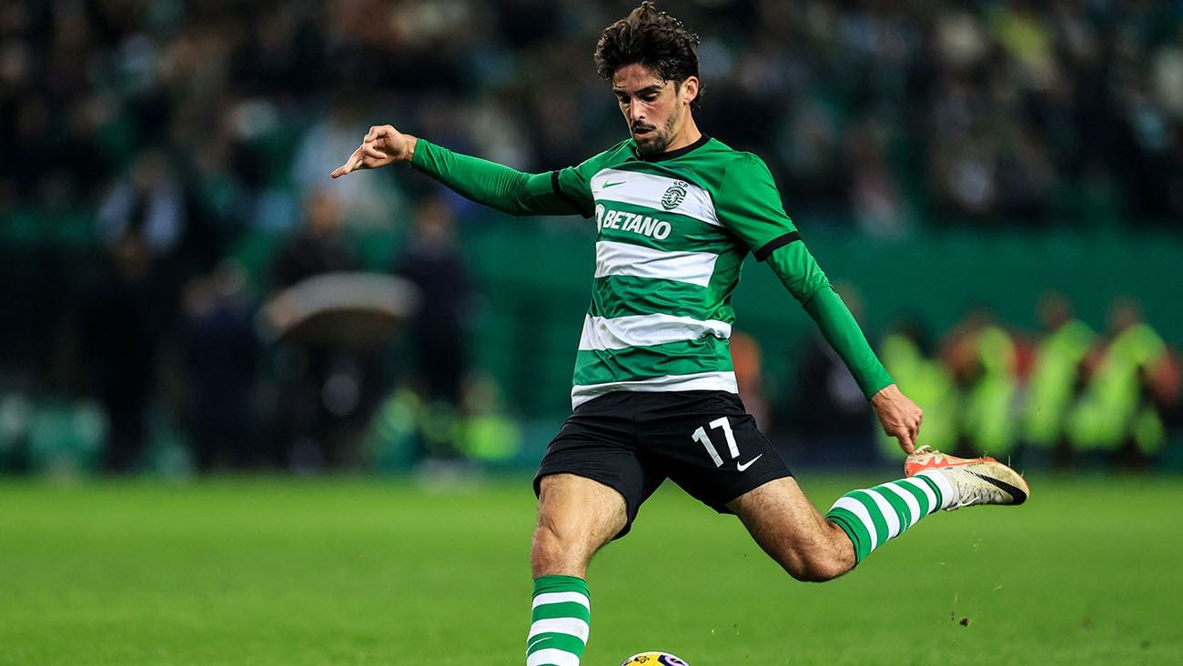 Francisco Trincao in a match with Sporting CP