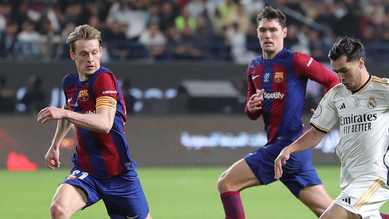 Frenkie de Jong en la Supercopa de España