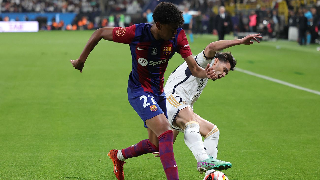 Lamine Yamal intenta robársela a Brahim