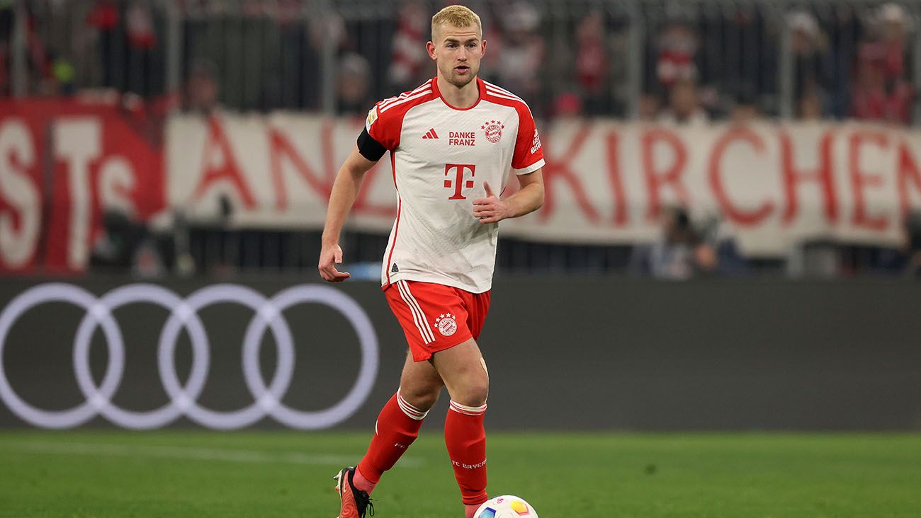 Matthijs de Ligt in a match with Bayern Munich