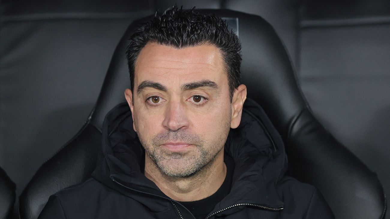 Xavi durante la final de la Supercopa de España Xavi durante la final de la Supercopa de España