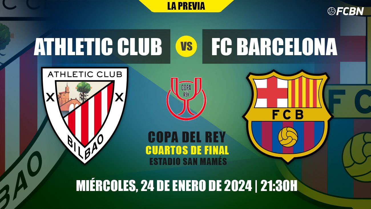 Previa del Athletic Club-FC Barcelona