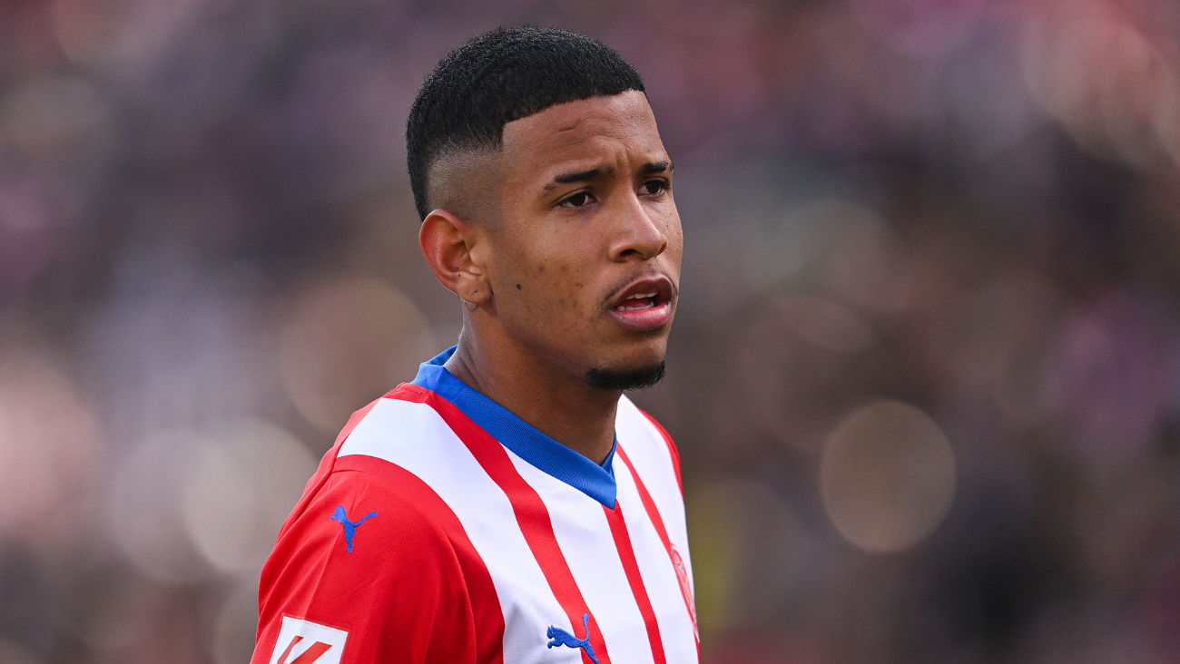 Savinho en el duelo del Girona FC y el Valencia CF en LaLiga