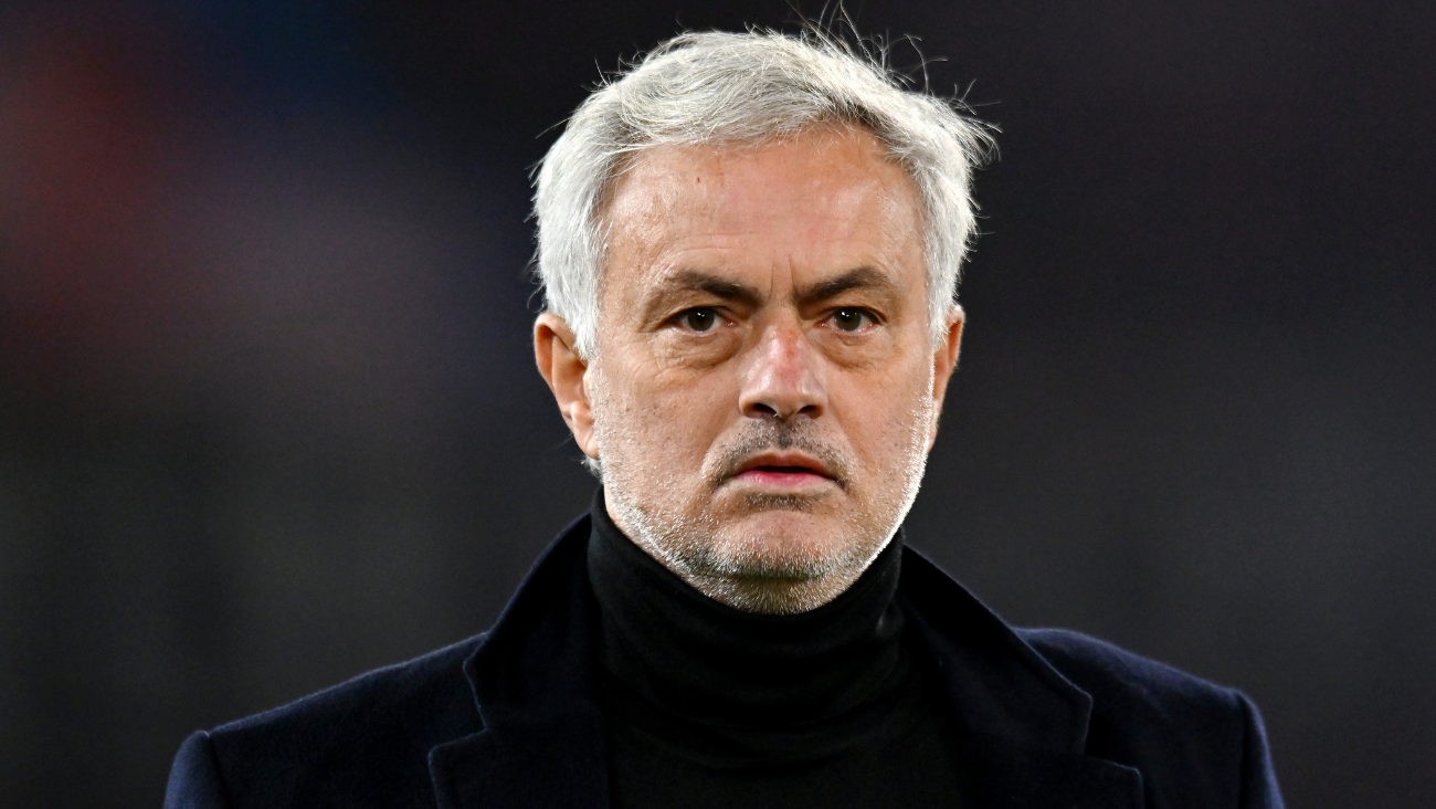 José Mourinho en el duelo entre el Bologna FC y la Roma en la Serie A