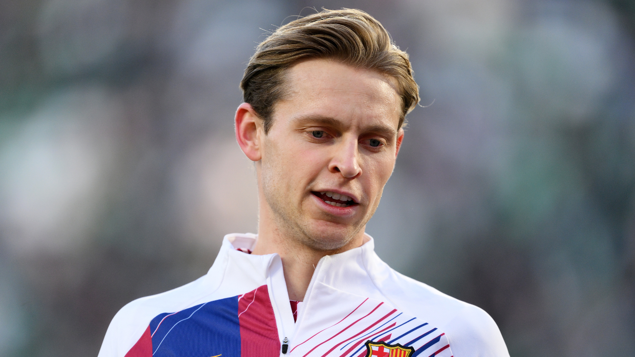 Frenkie de Jong en el duelo entre el Barça y el Real Betis en LaLiga