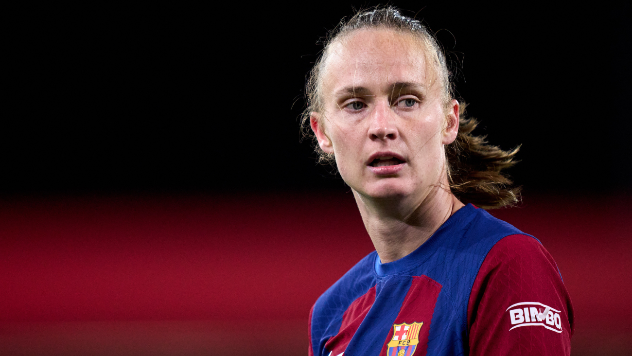 Caroline Graham Hansen en el duelo entre el Barça Femení y el Rosengard en la Womens Champions League