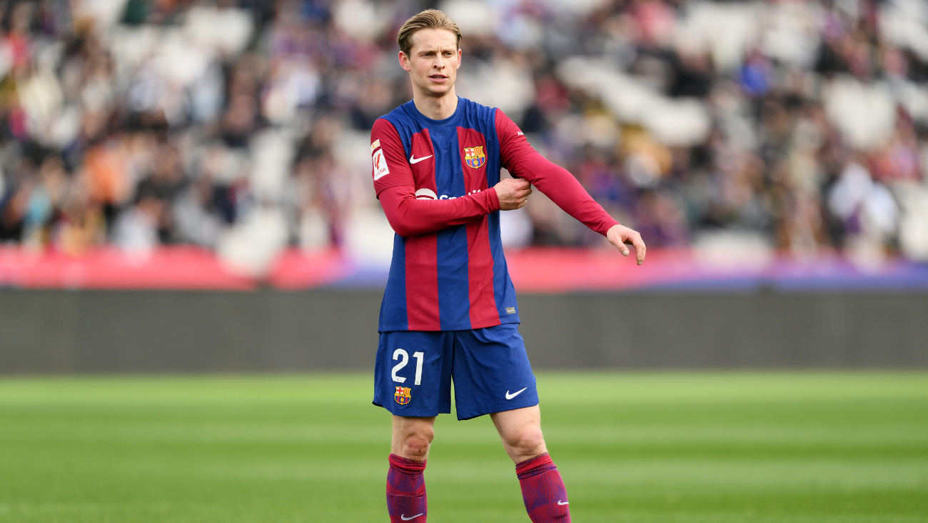 Frenkie de Jong en el duelo entre el FC Barcelona y el Getafe CF en LaLiga