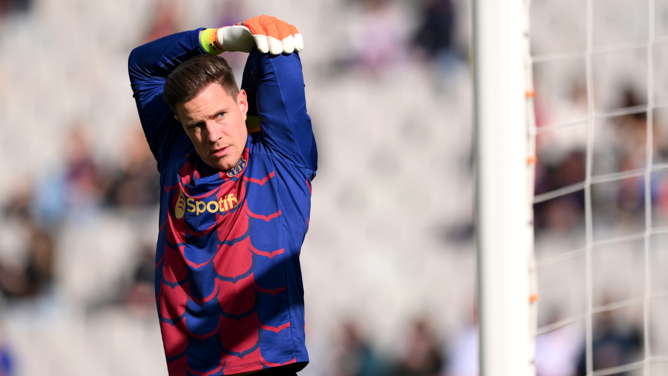 Marc André ter Stegen en el duelo entre el FC Barcelona y el Getafe CF en LaLiga