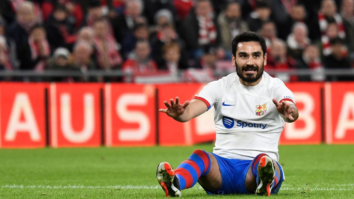 Gündogan, en un partido del Barça