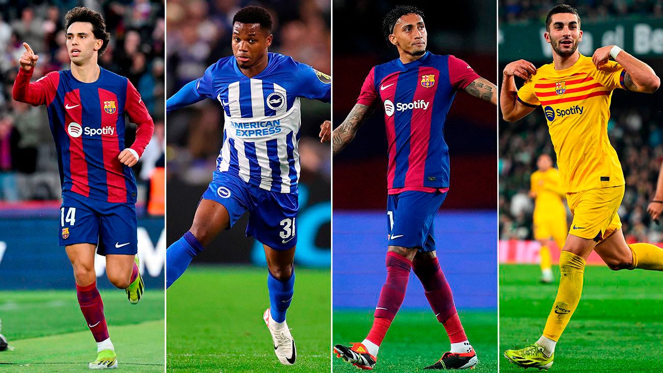 Who should be the wingers for Barça 24/25? Duel between Ansu, Joao