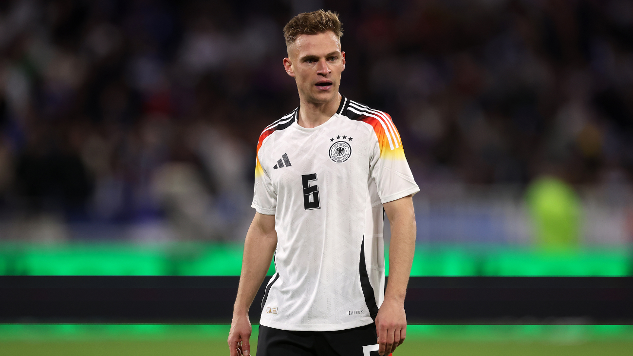 Joshua Kimmich con la selección de Alemania en el duelo amistoso ante Francia